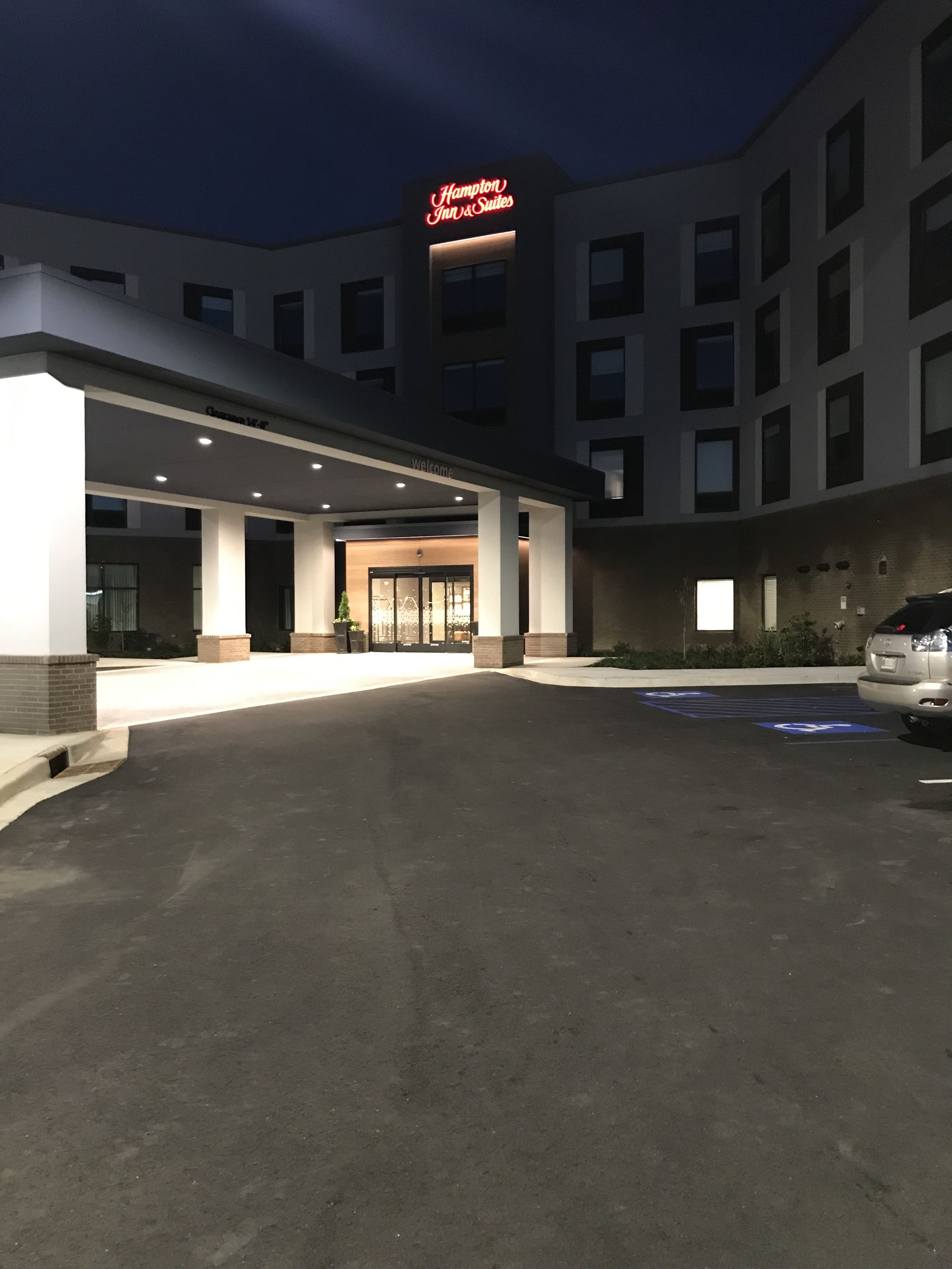 front of property – evening/night