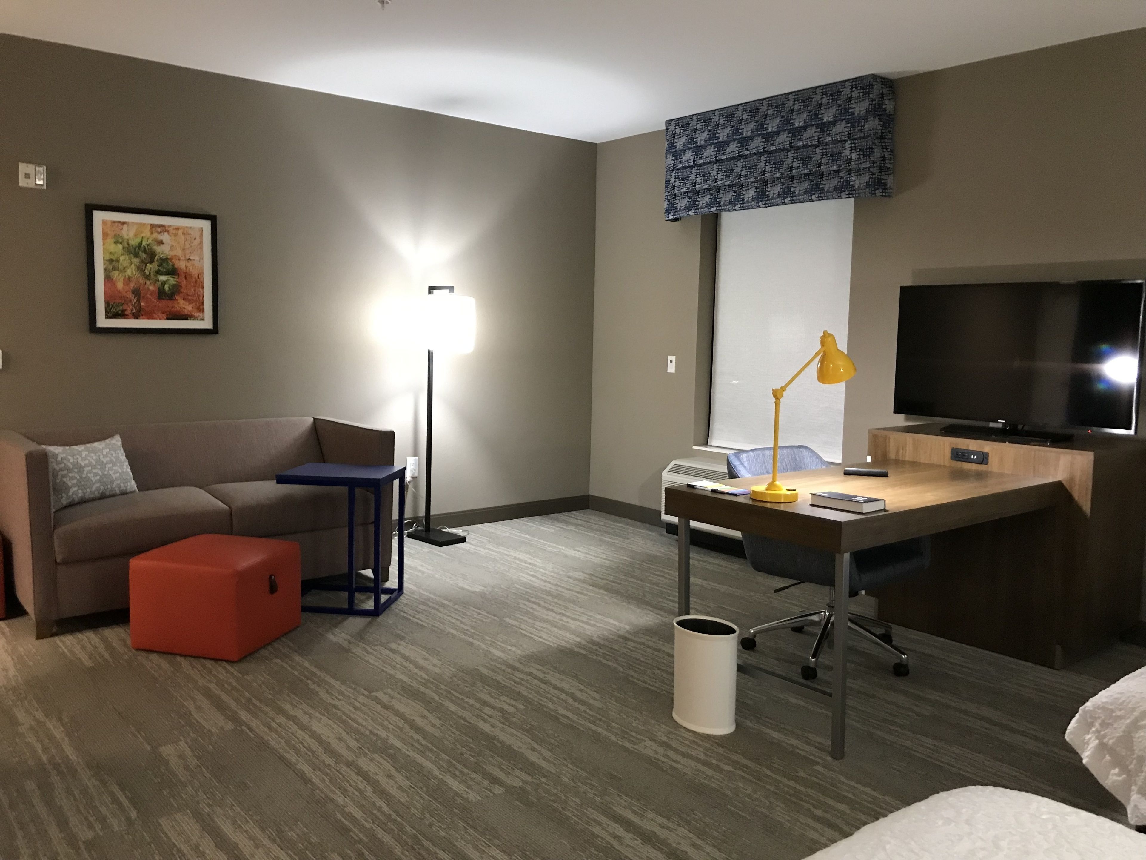 suite, 2 queen beds, accessible (roll-in shower, mobility & hearing) | in-room safe, desk, laptop workspace, blackout curtains