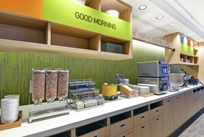 Free daily buffet breakfast