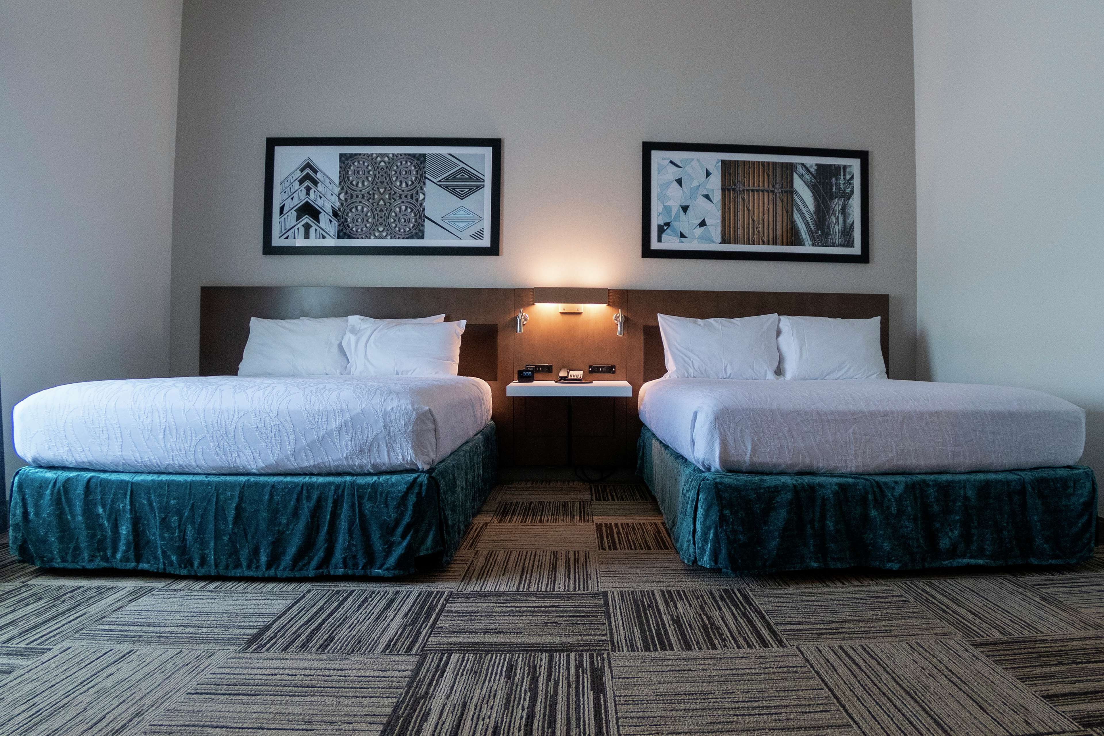 room, 2 queen beds, accessible (roll-in shower) | minibar, in-room safe, desk, laptop workspace