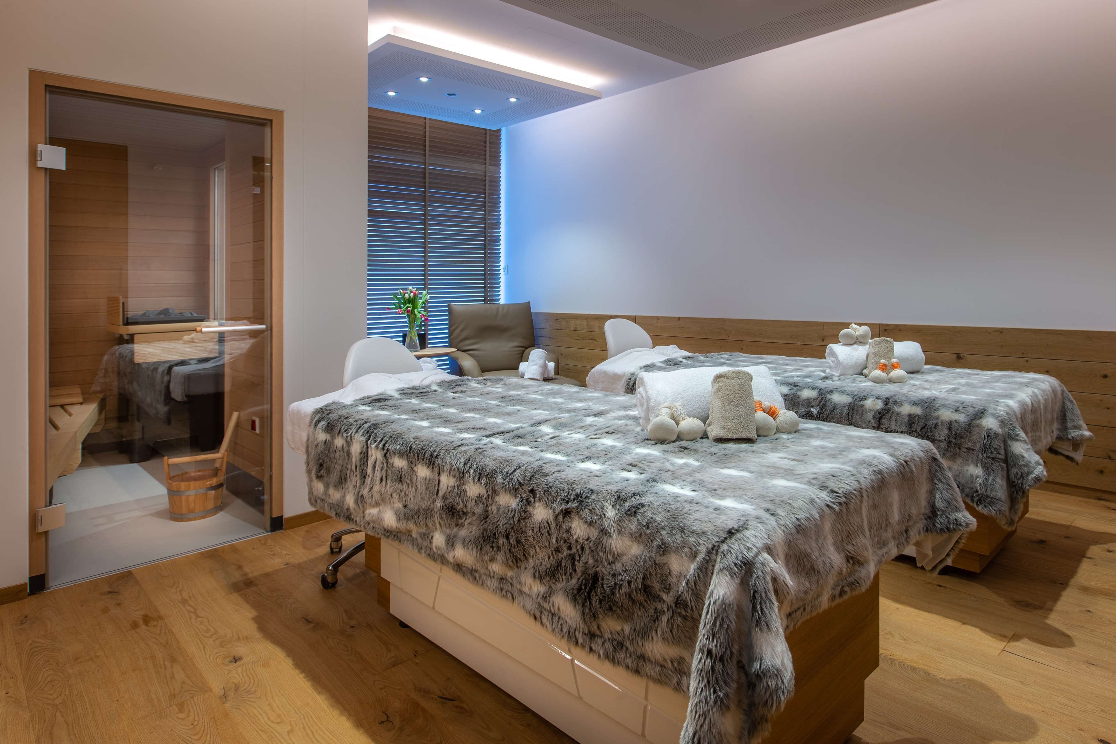 Behandlungsräume für Paare, Sauna, Dampfbad, Körperbehandlungen