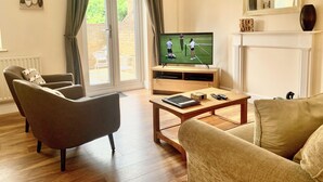 Basic Apartment, 2 Bedrooms | Living area | Flat-screen TV, DVD player - Garfield House 8 (Windsor)
