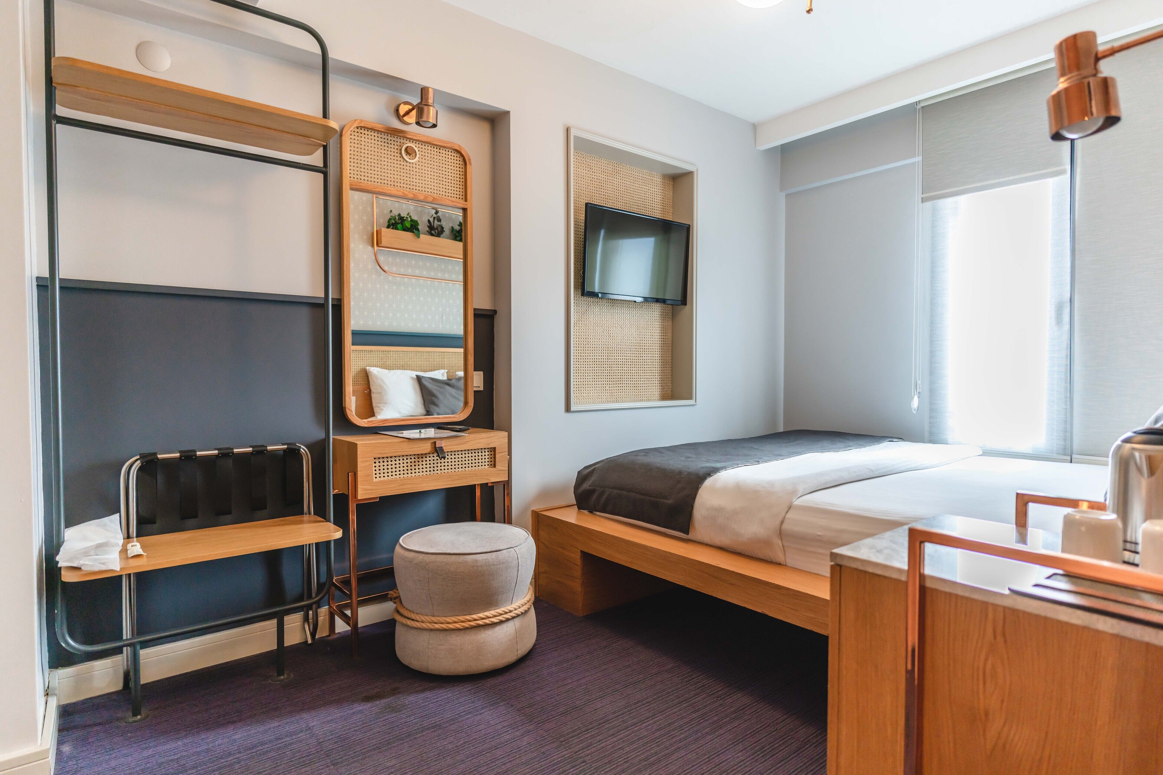 standard room | bathroom | shower, free toiletries, hair dryer, slippers