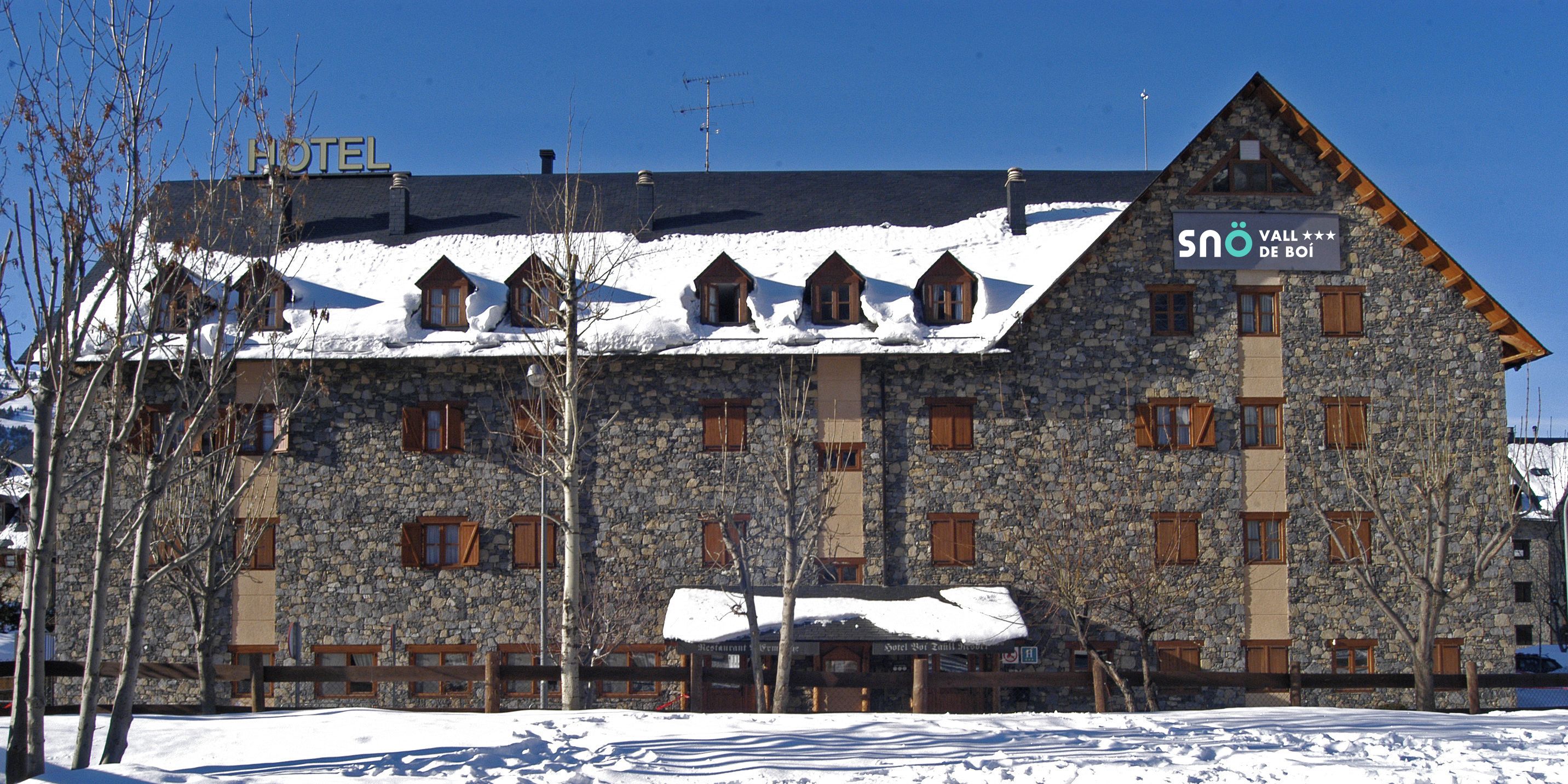 Façade de l’hébergement