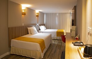Standard Twin  | Minibar, in-room safe, blackout drapes, soundproofing - Comfort Hotel Maceió (Maceió)