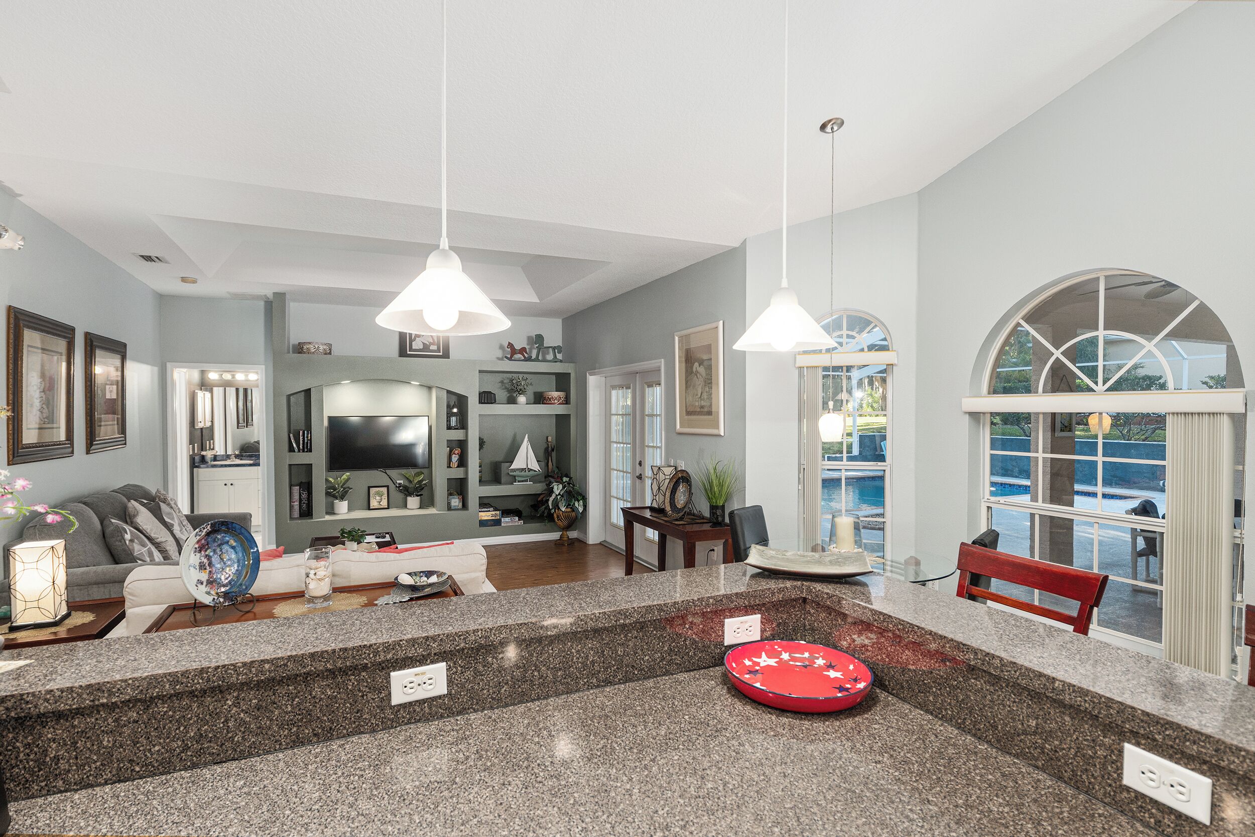 House | Living area | Flat-screen TV