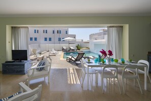 Villa, 2 Bedrooms | Living area | Flat-screen TV - Protaras Villa Paros (Paralimni)