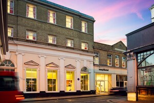 Front of property – evening/night