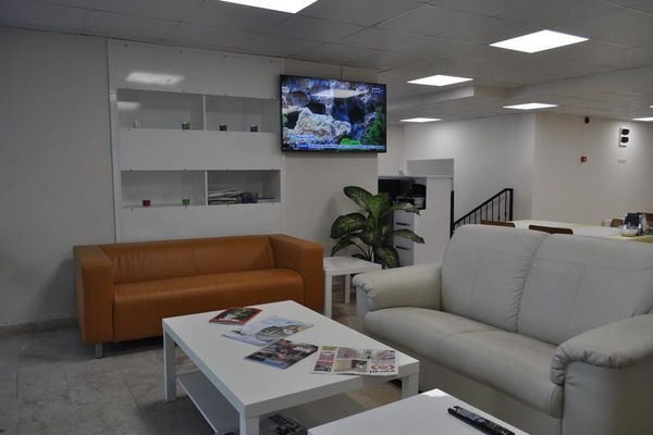 Lobby sitting area