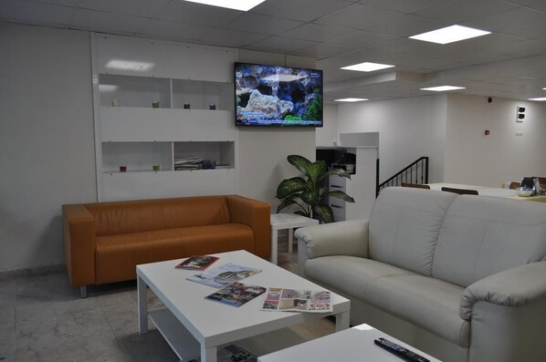 Sala de estar en el lobby