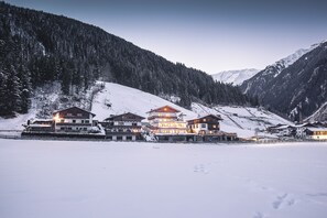 Front of property – evening/night