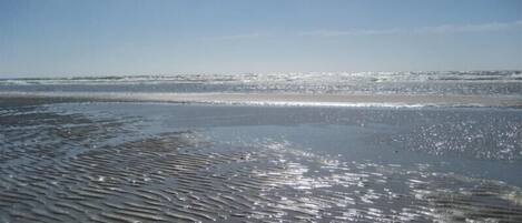 Plage à proximité, chaises longues