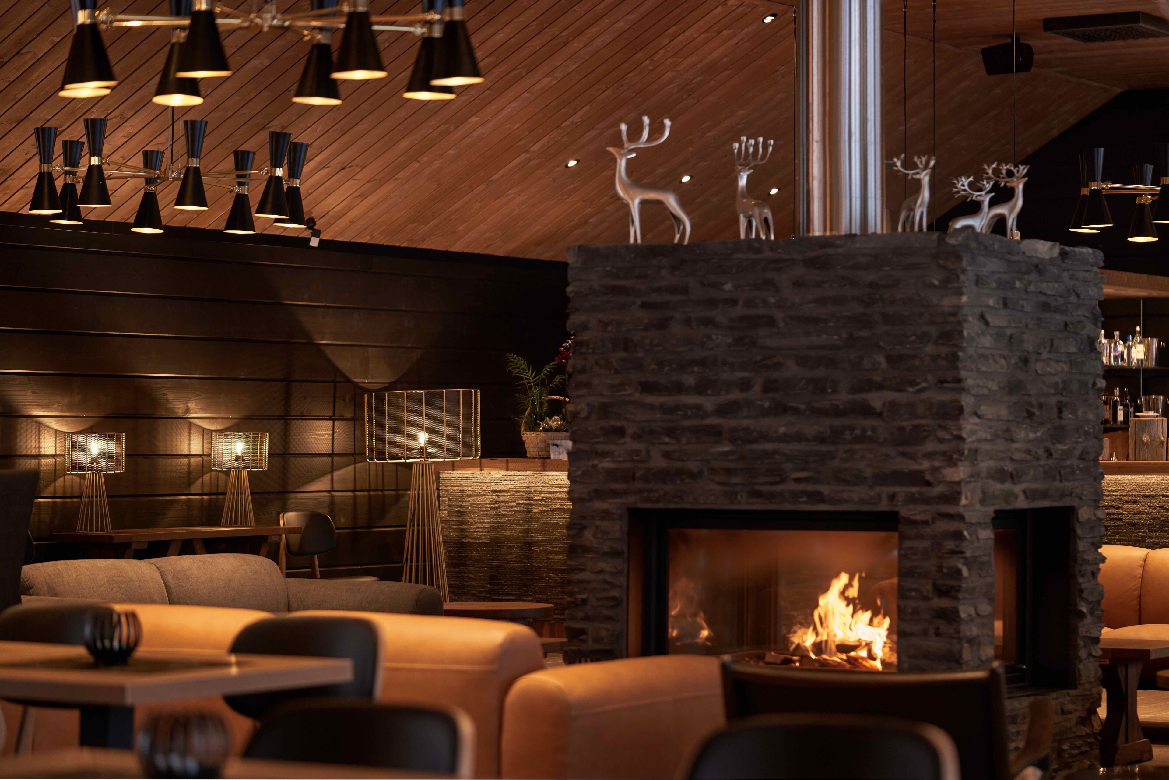 lunch, dinner, brunch served; international cuisine