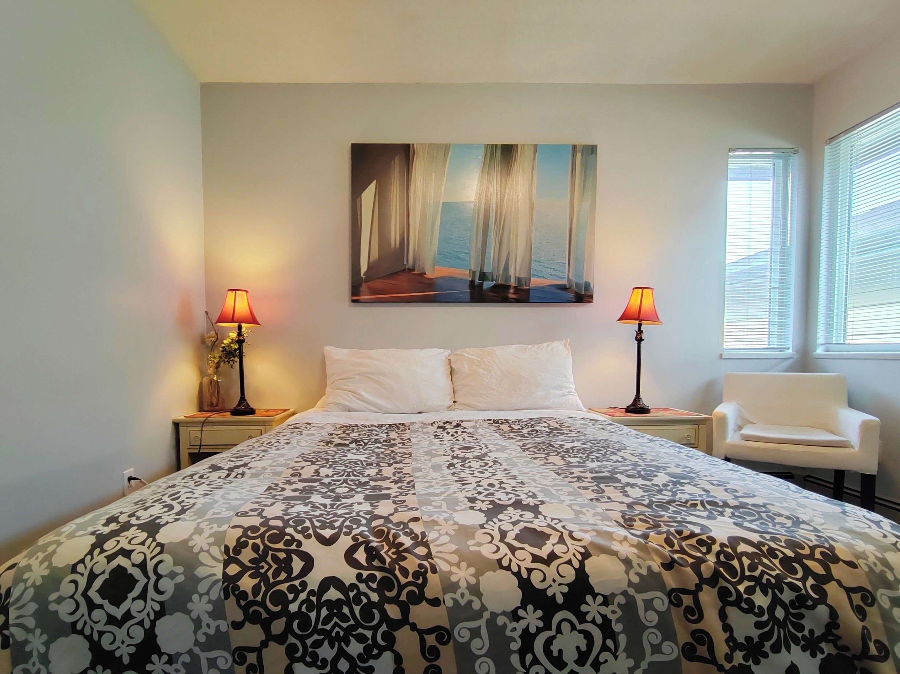 Literie de qualité supérieure, décoration personnalisée