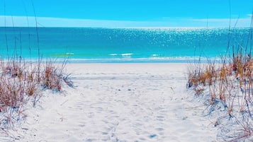 On the beach