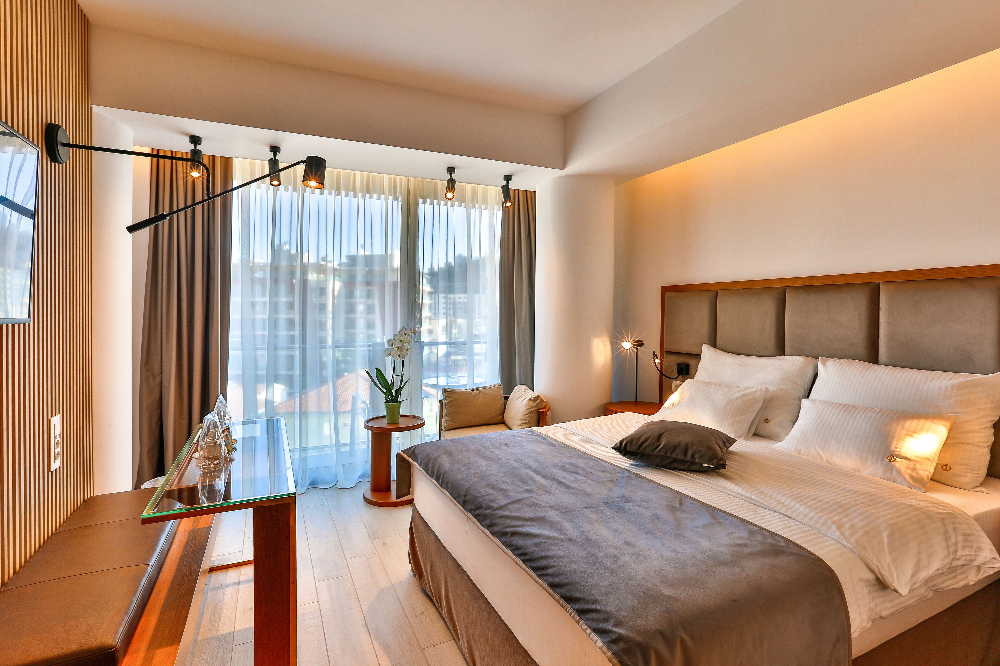 Standard Double or Twin Room, City View | Minibar, in-room safe, desk, blackout curtains