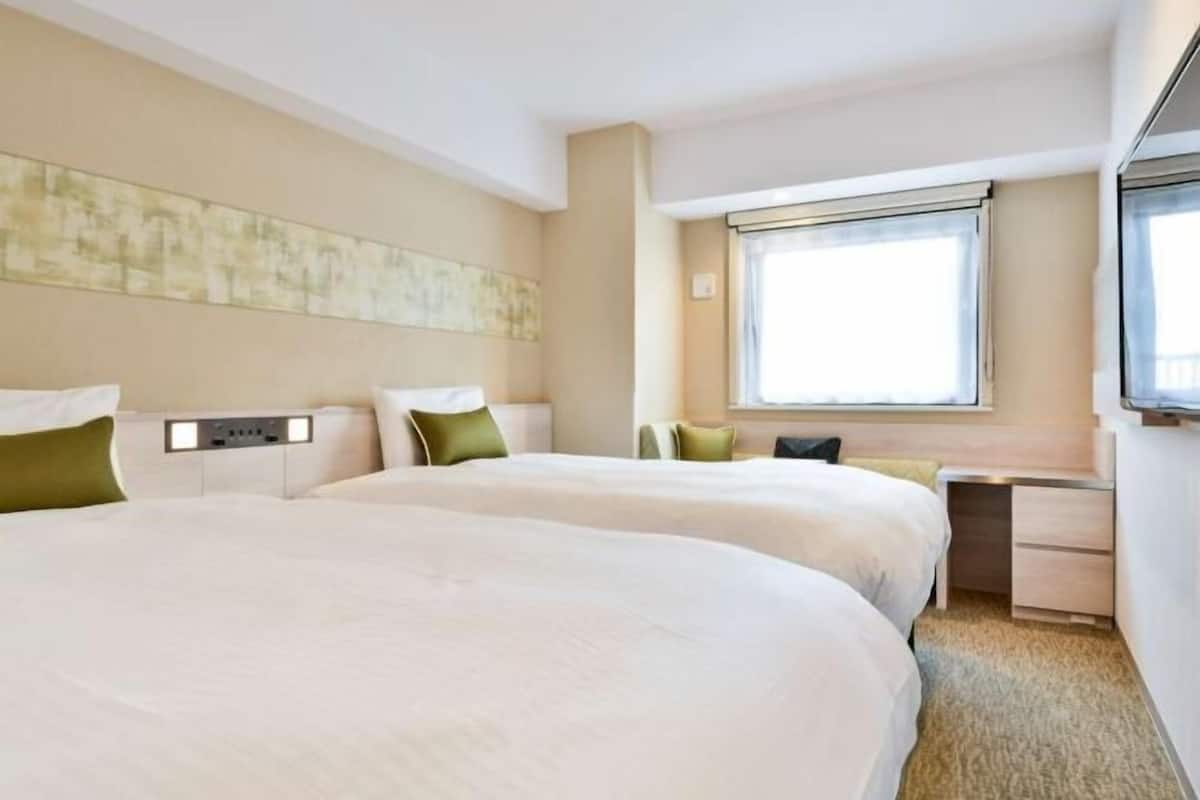 Desk, blackout curtains, iron/ironing board, free WiFi