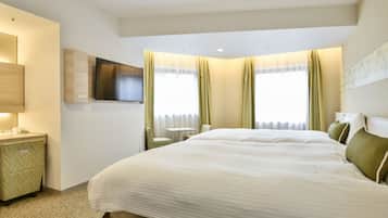 Superior Twin Room, Non Smoking | Desk, blackout drapes, iron/ironing board, free WiFi