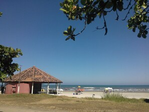 Aan het strand