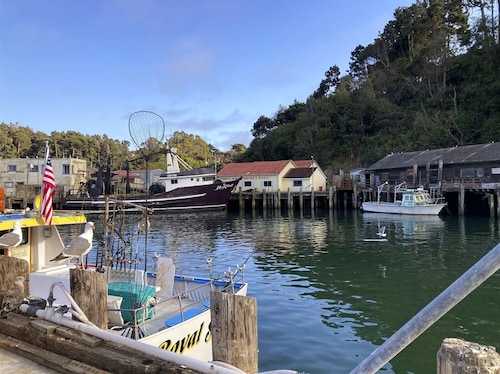 Noyo Harbour - BRAND NEW Matkailuvaunu / kalustettu kansi, mahtavat näkymät ja äänet