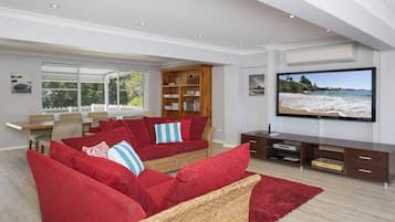 TV, fireplace, Netflix, streaming services