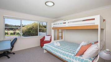 5 bedrooms, iron/ironing board, travel crib, WiFi