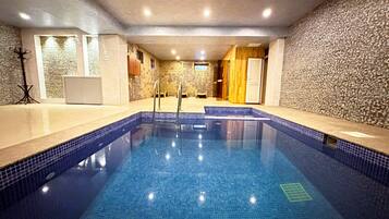 Indoor pool, outdoor pool