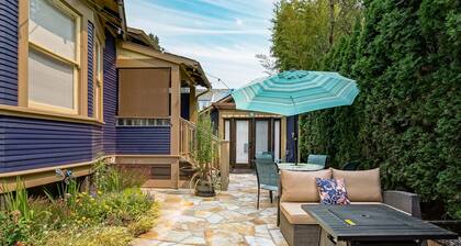 Private suite for 1–2 w/ secret patio & gas firepit