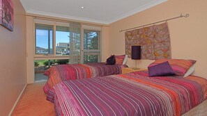 4 bedrooms, iron/ironing board, travel cot, bed sheets