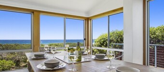 Blue Horizon - front de mer avec cheminée