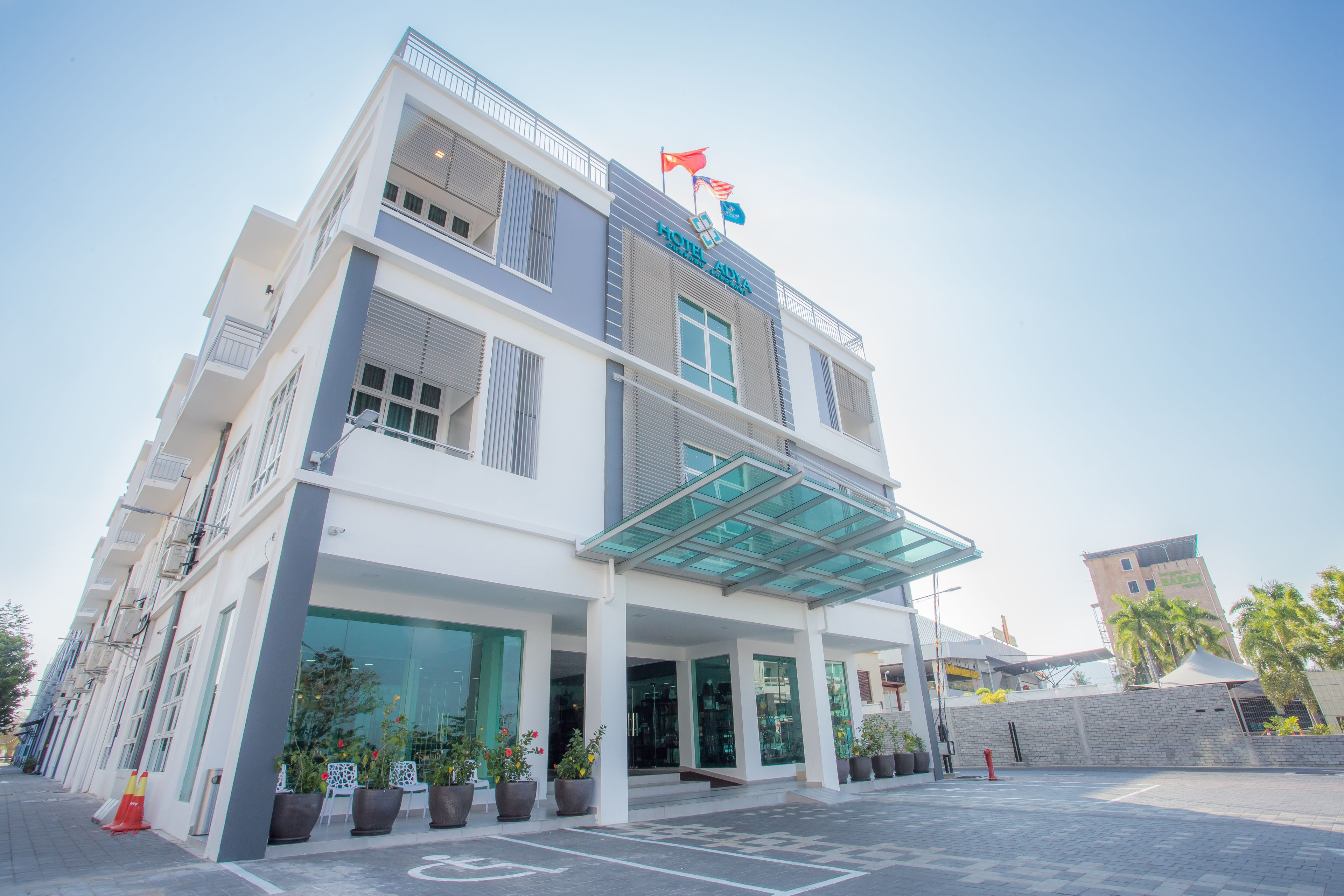 Façade de l’hébergement