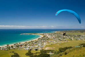 Aerial view - Bay Beach House - FREE Wi-Fi & Home Cinema (Apollo Bay)