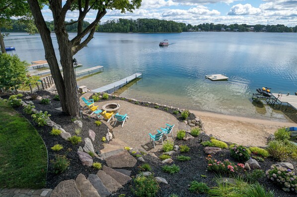 Property grounds - Enjoy the Best of Both Worlds on Beautiful Silver Lake (Traverse City)