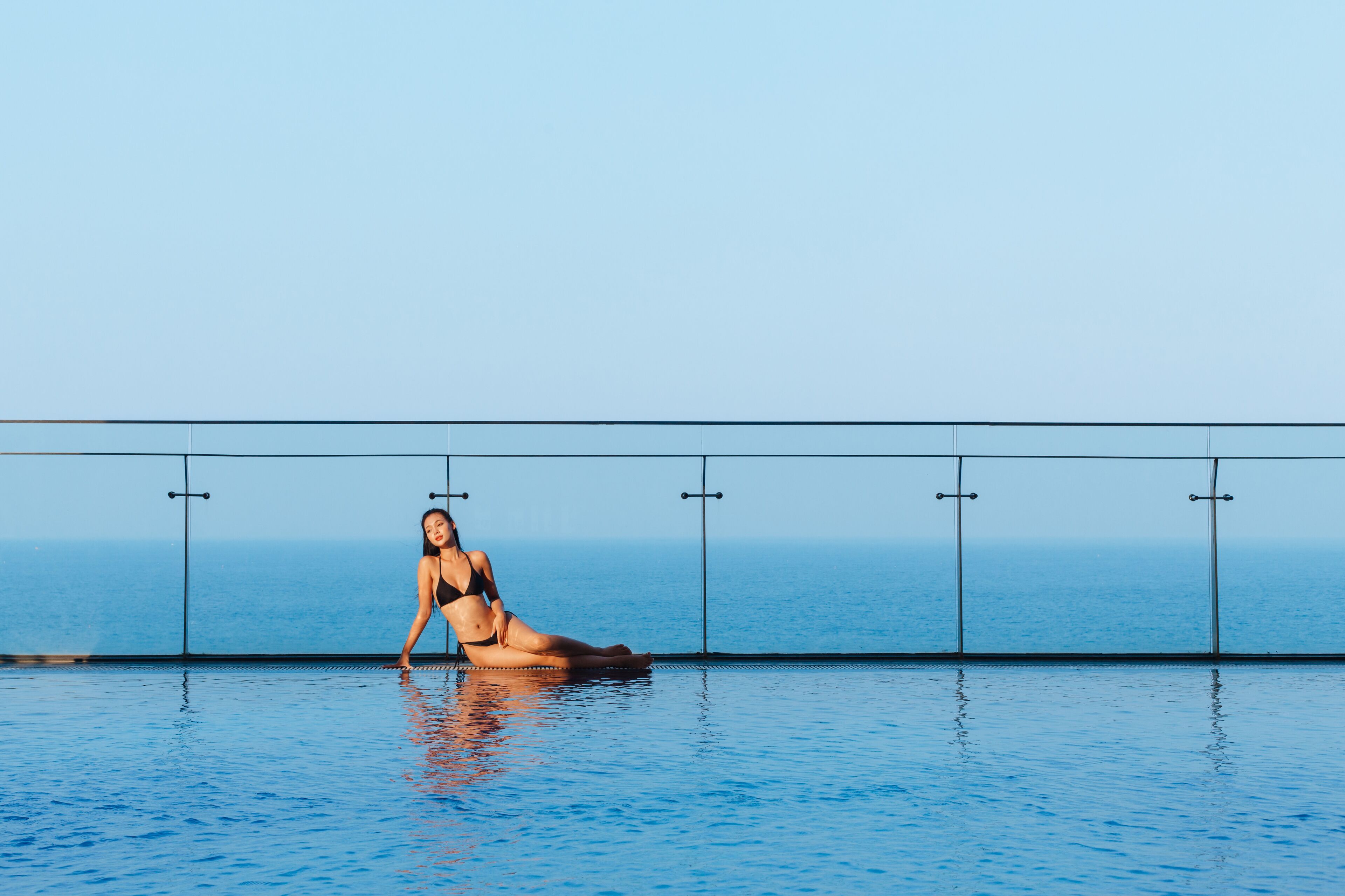 indoor pool, open 6:00 am to 8:30 pm, pool loungers