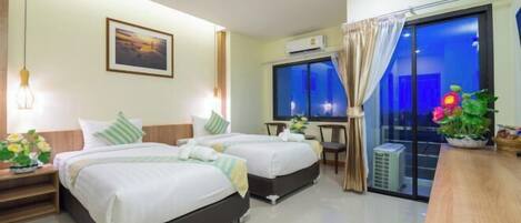 Desk, rollaway beds, free WiFi, bed sheets