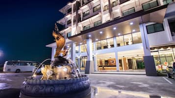 Front of property – evening/night