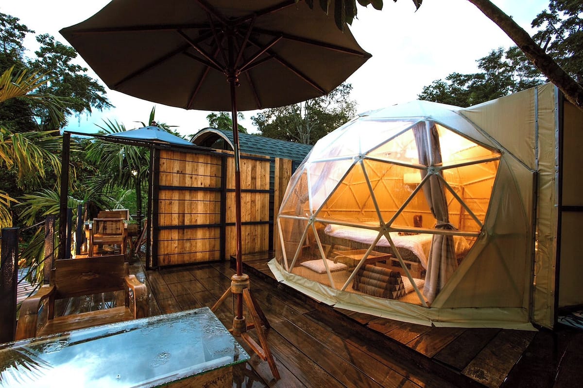 Sky Tent Dome River View | 1 bedroom, desk, free WiFi, bed sheets