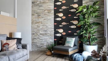 Appartamento Design, 1 camera da letto (1st floor) | Soggiorno | TV a schermo piatto