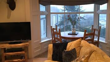 Télévision, lecteur de DVD, livres, chaßne hi-fi