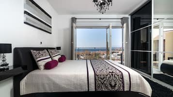 Chambre Double, balcon, vue mer | Chambres insonorisées, Wi-Fi gratuit, draps fournis