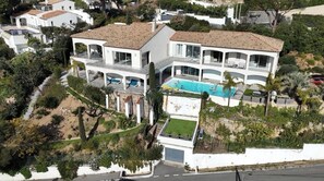 Exterior - Dream villa Primerose, breathtaking sea view, airco,  heated pool, sea 300m. (Sainte-Maxime)