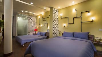 4 habitaciones, escritorio y cortinas blackout