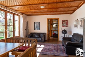 TV, fireplace, DVD player, ping pong