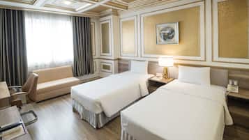 Premium bedding, minibar, in-room safe, desk