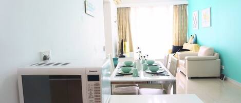 Apartment, 2 Bedrooms | Living area | Flat-screen TV