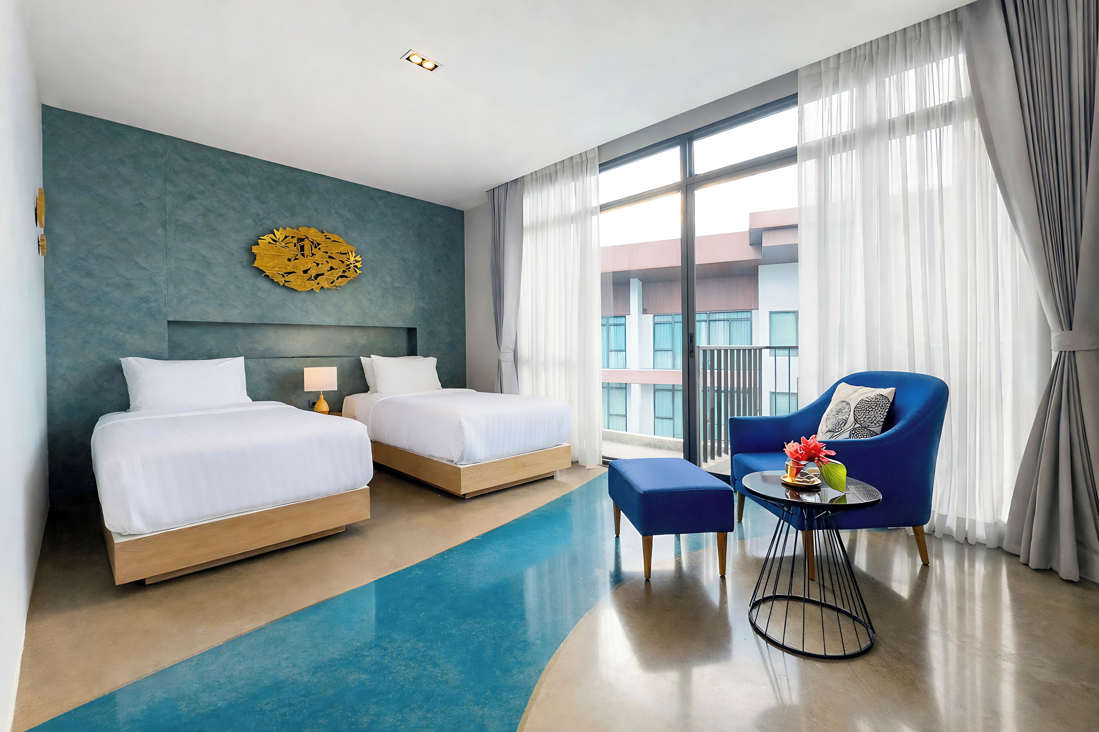 Superior Room - Twin bed | Sengetøy av topp kvalitet, safe på rommet og blendingsgardiner