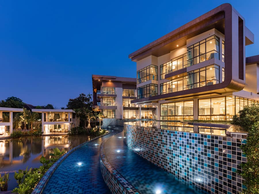 Fassade der Unterkunft