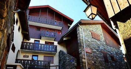 Estudio renovado para 2 personas con terraza, a 2 min de pistas, Montchavin La Plagne