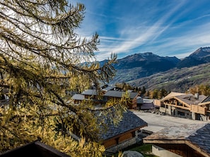 Blick von der Unterkunft