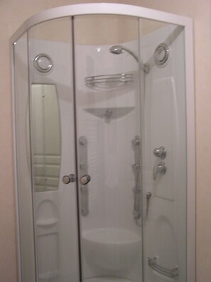 Shower, hair dryer